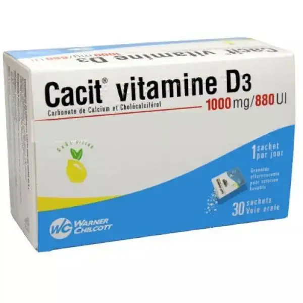Cacit Vit D3 1G/880Ui Sachet Eff30