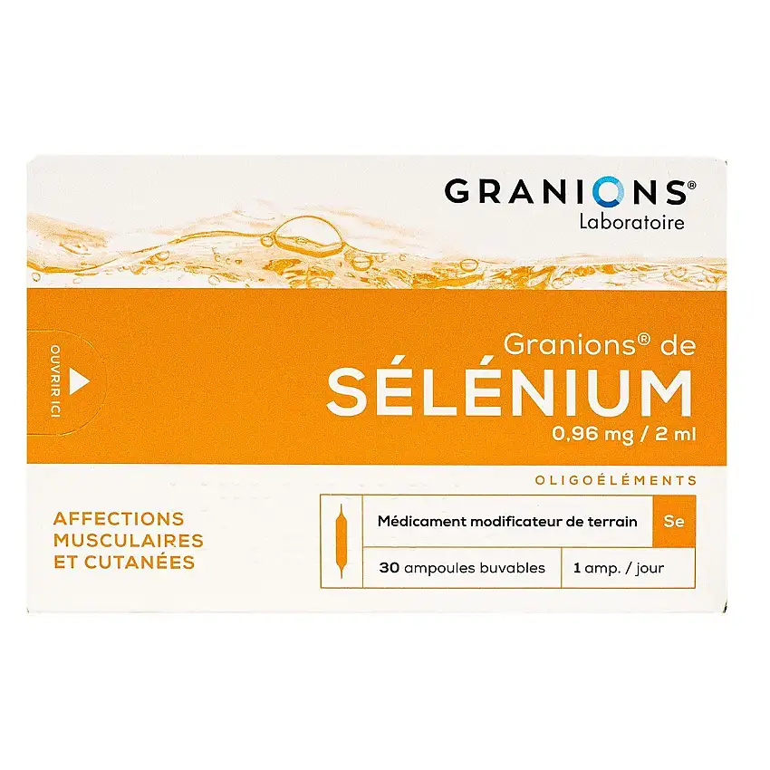 Granions Sélénium Ampoules Buv 2ml x30