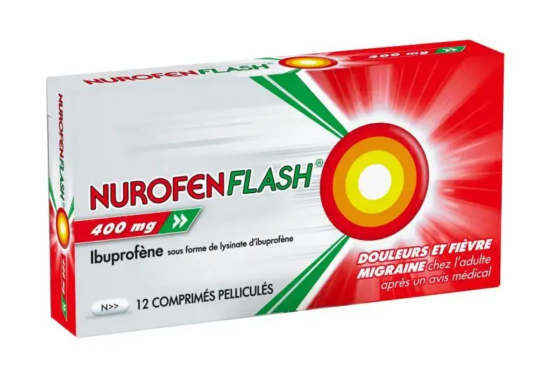 Nurofenflash 400mg 12 comprimés pelliculés