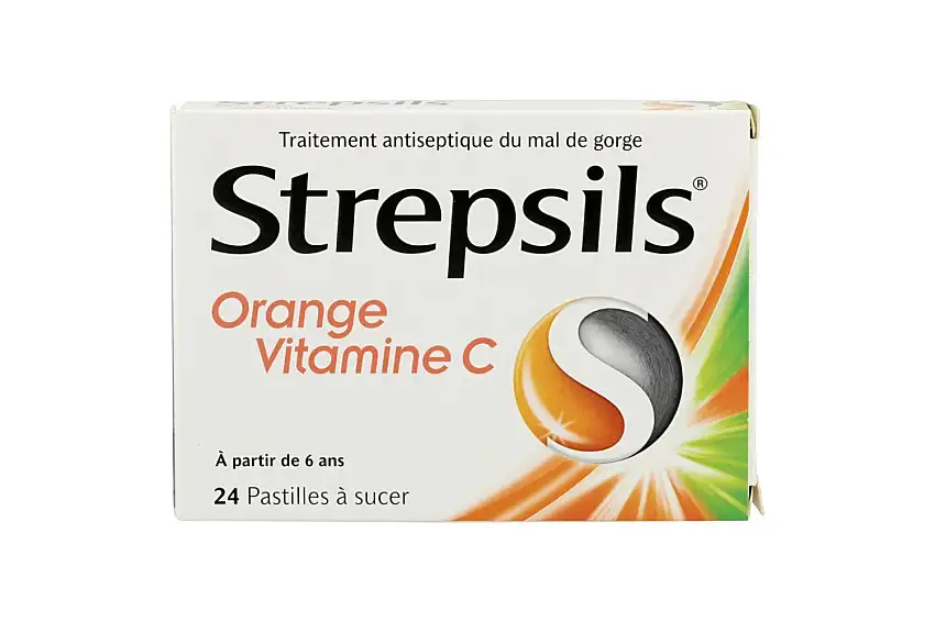 Strepsils Orange Vit C Past 24