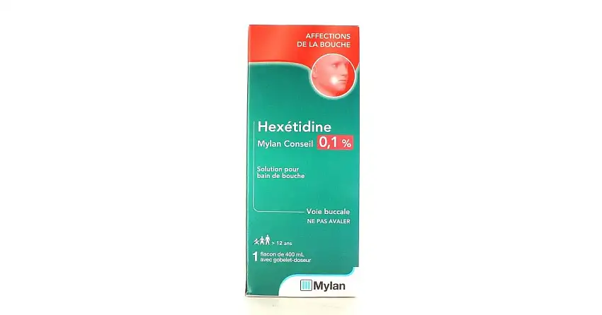 Hexetidine 0,1% Solution Flacon 400ml