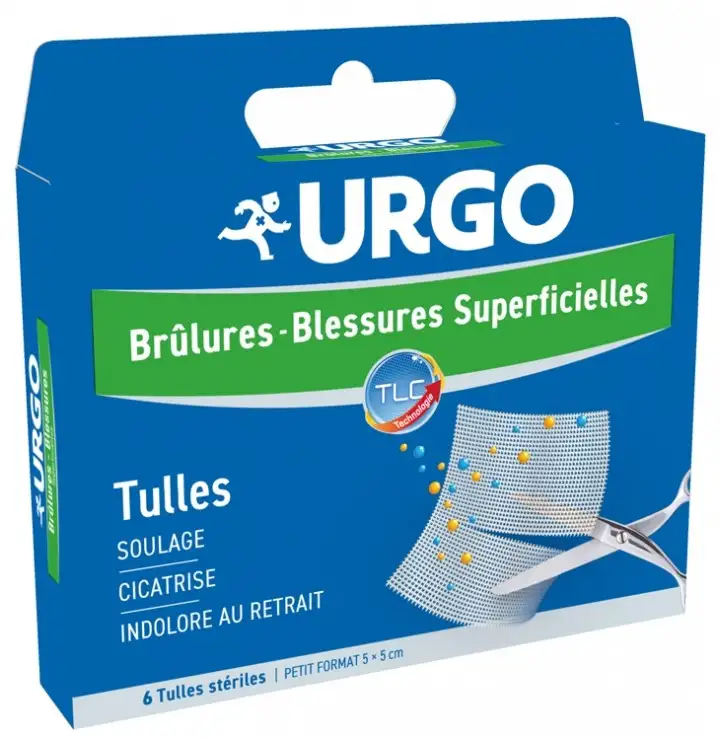 Urgo Brûlure Tulle PM x6