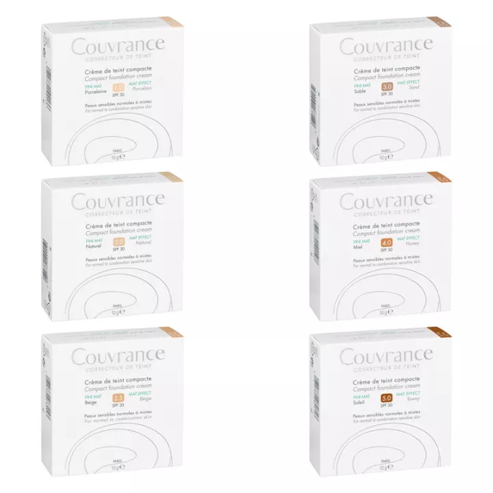 Avène Couvrance Fini Mat Compacte 10 gr*