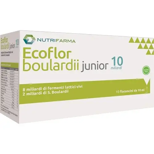 Ecoflor Boulardii junior 10 miliardi 10 Flaconcini