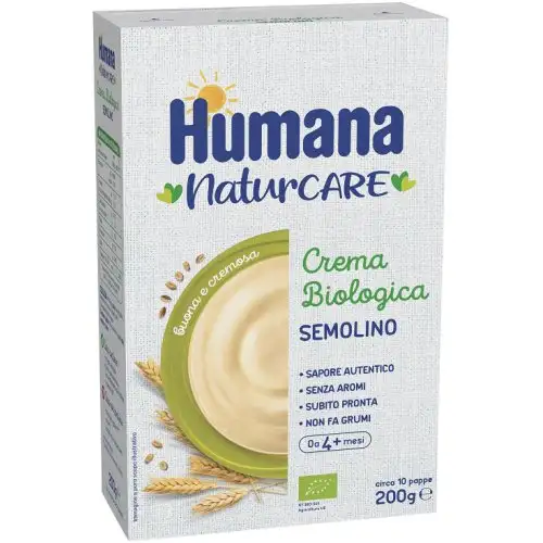Crema Biologica Semolino Humana Naturcare 200g