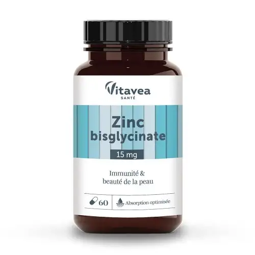 Vitavea - Zinc Bisglycinate 15mg - 60 gélules