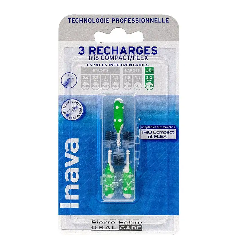Inava Brossette Rechange Verte 3