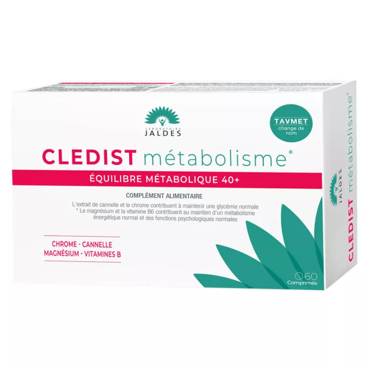 Cledist Métabolisme Tavmet Jaldes 60 comprimés