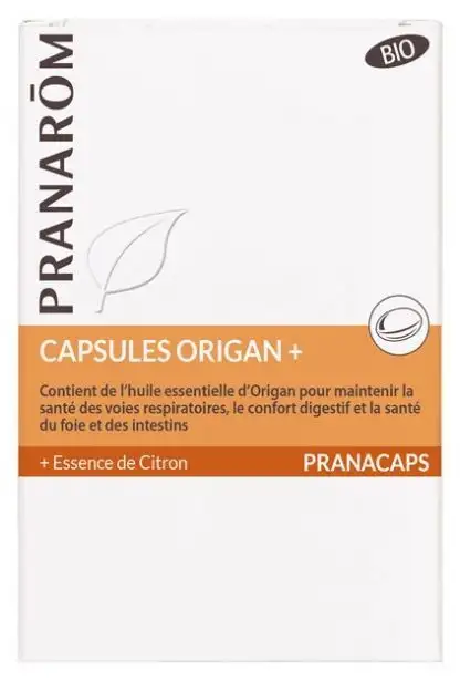 Pranarom Origan+ Bio 30 capsules