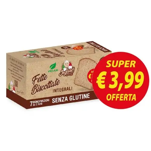 Fette Biscottate Integrali Inglese 200g PROMO