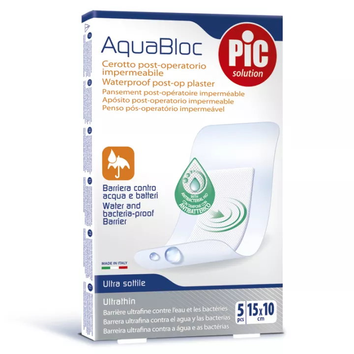 Aquabloc Pansements Pic Résistant À L' Eau 15 cm X 10 cm