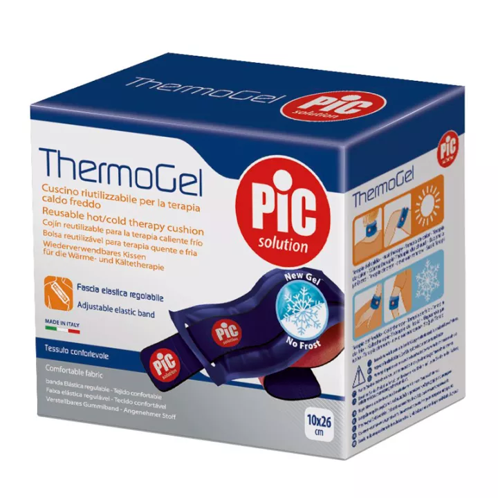 Thermogel Coussin Réutilisable Tissu Confortable Chaud/Froid 10 x 26 cm