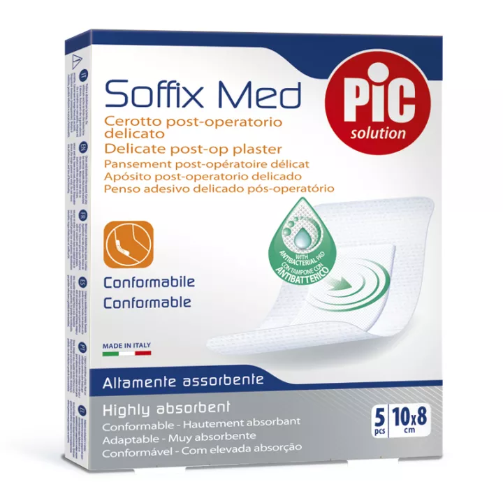 Soffix Pansements Med Post Op 10 cm x 8 cm Boite De 10