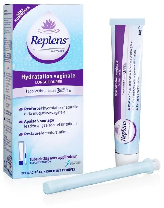 Replens Gel Vaginal Hydratation Longue Durée - Tube 35 g avec Applicateur