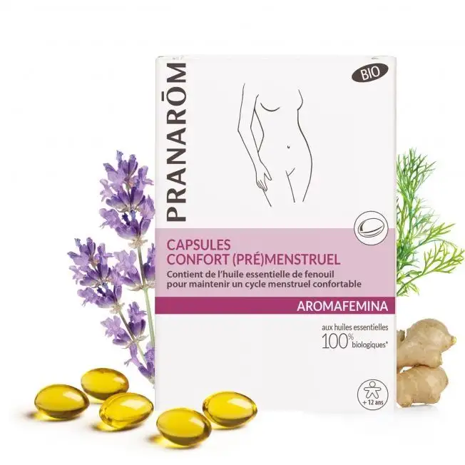 Pranarom Capsules Confort (Pré)menstruel 30 capsules