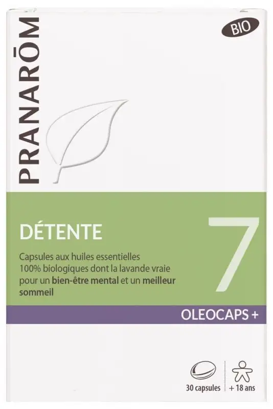 Pranarom Oleocaps+ Détente Bio 30 capsules