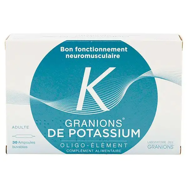 Granions Potassium Ampoules 2ml x30
