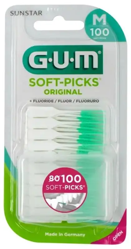 GUM Soft-Picks Original Medium - 100 Unités