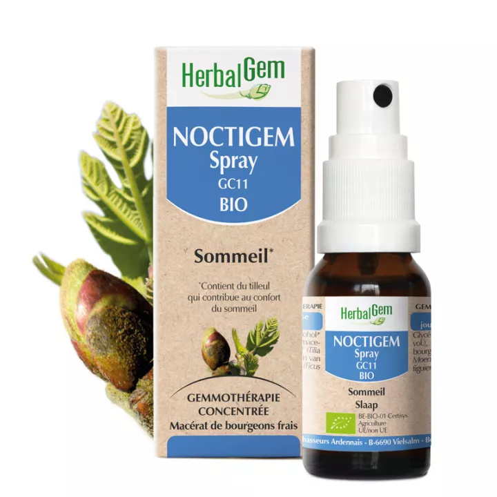Herbalgem Complexe Noctigem Spray GC11 Sommeil Bio 15 ml