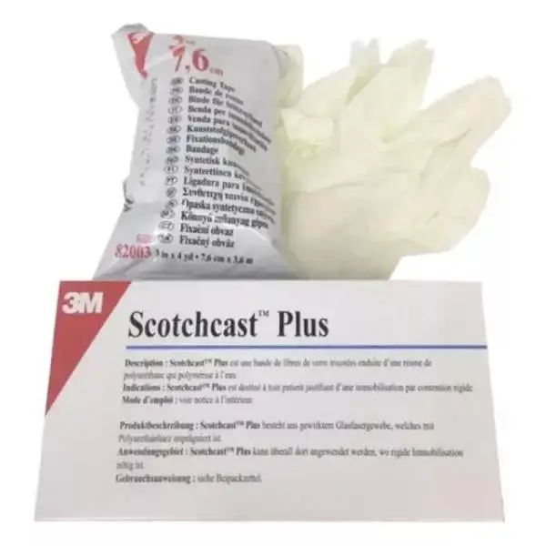 3M Scotchcast+ Bande Résine Blanc 7.6cmx3.6m