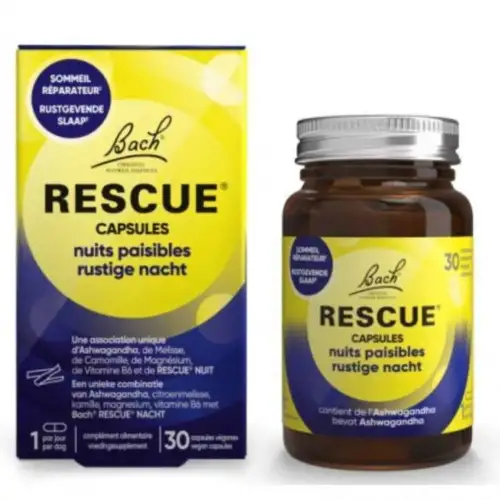 Fleurs De Bach - Rescue Nuits Paisibles - 30 Capsules