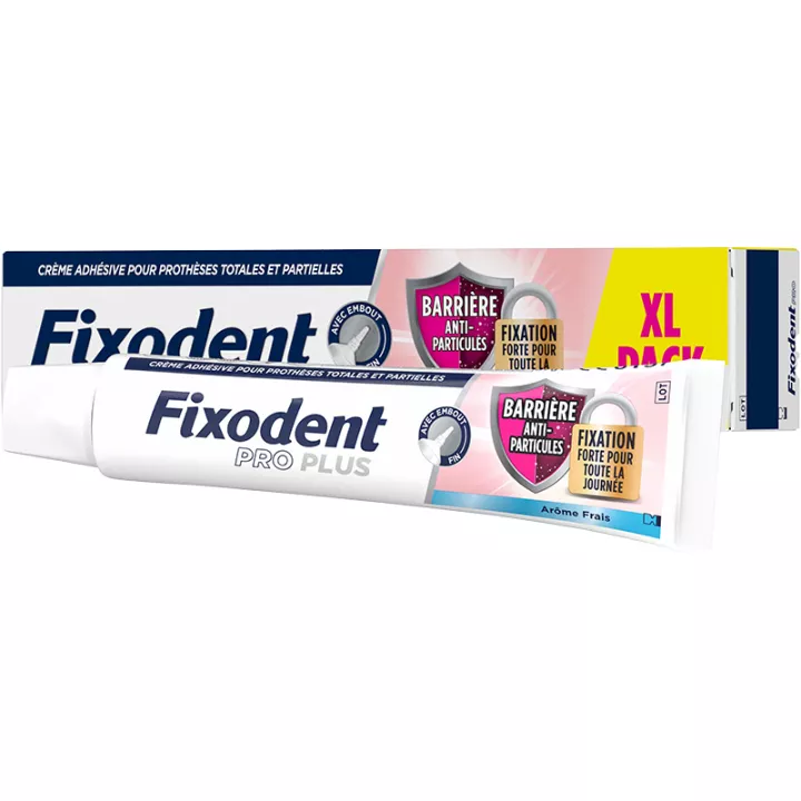 Fixodent Pro Plus Barrière Anti-Particules Crème Adhésive