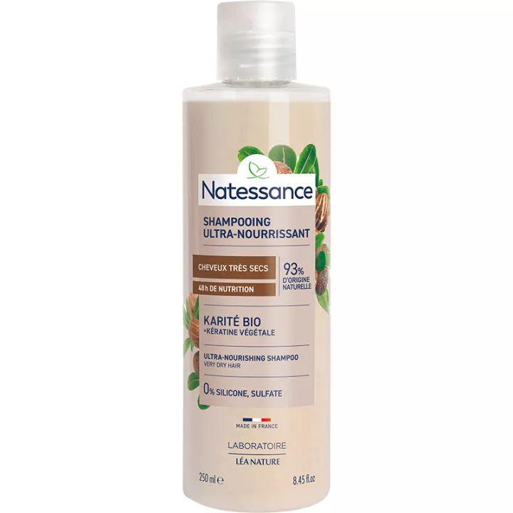Natessance Karité Shampooing Ultra Nourrissant 250 ml