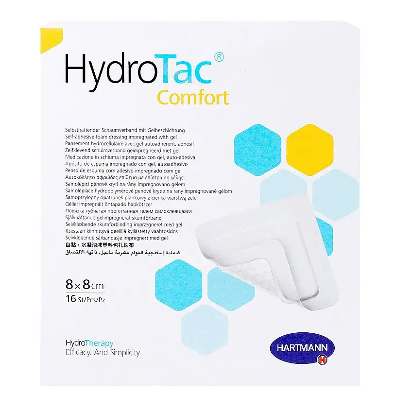 Hydrotac Confort Pansement Adhésif 8x8cm x16