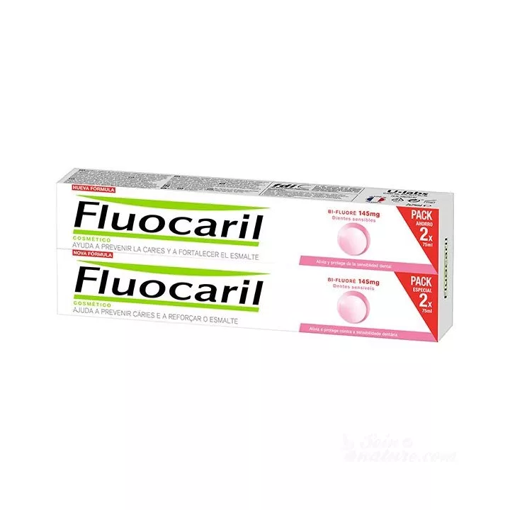 Fluocaril Bi-Fluoré 145 mg Pâte Dentifrice Dents Sensibles 75 ml