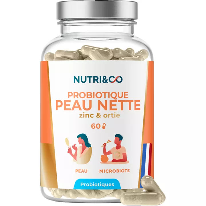 Nutri&Co Probiotique Peau Nette 60 Gélules
