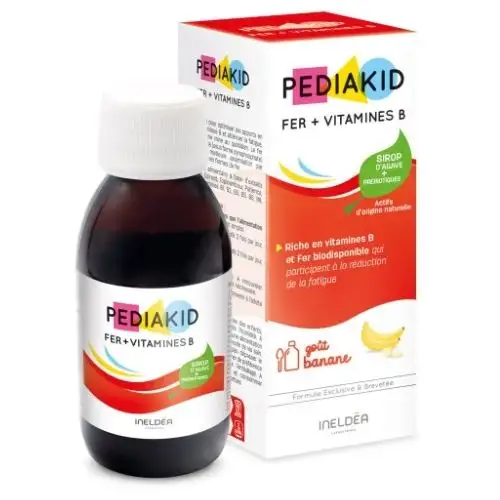 PEDIAKID - Sirop Fer + Vitamines B - 125ml