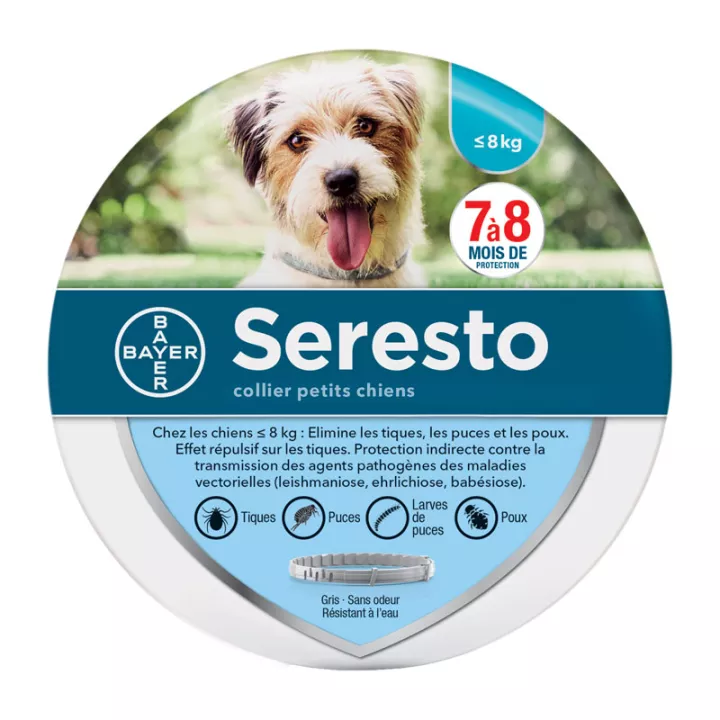 Seresto Collier Petits Chiens inférieur à 8 kg Elanco