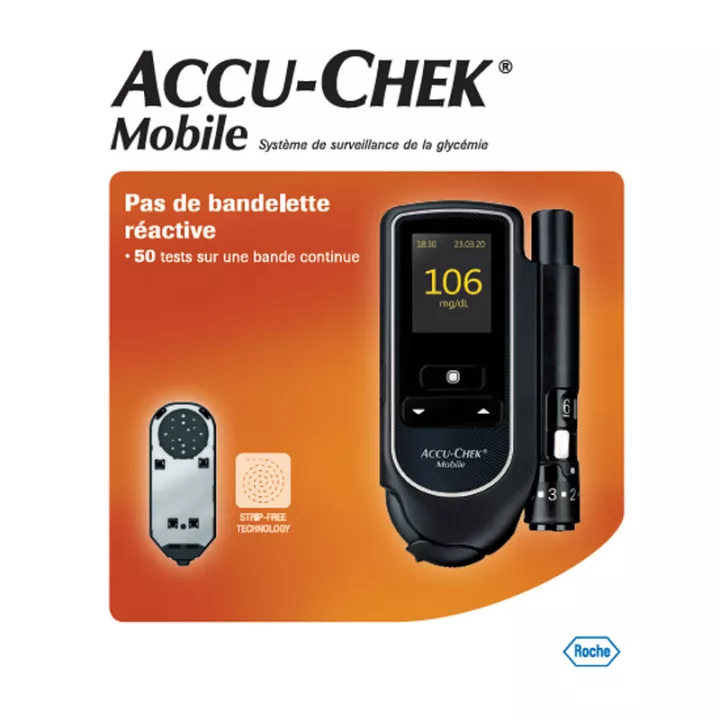 Accu-Chek Mobile Lecteur de Glycémie à Cassette