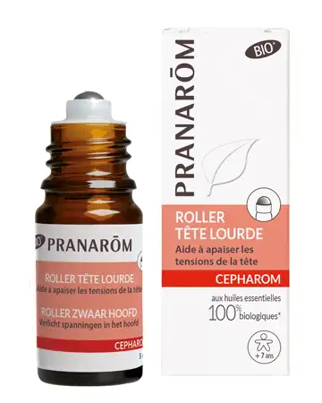 CEPHAROM - Pranarom Roller Maux de Tête Bio - Roller 5ml
