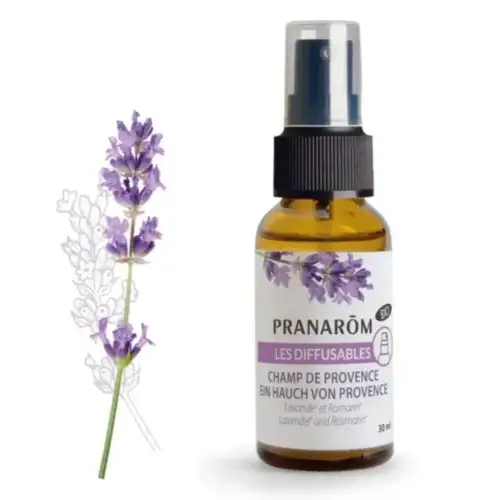 DIFFUSABLES - Pranarom  Huile Essentielle Bio Champ de Provence - Spray 30ml