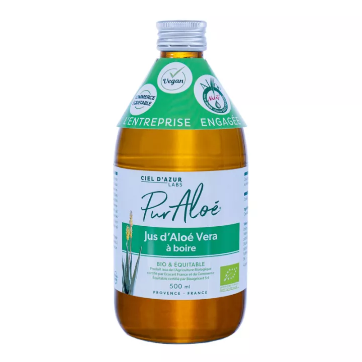 Pur'Aloé Pur Jus D'Aloe Vera À Boire Bio