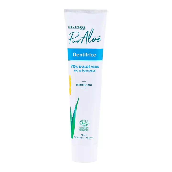 Pur'Aloé dentifrice aloe vera 70% 75 ml