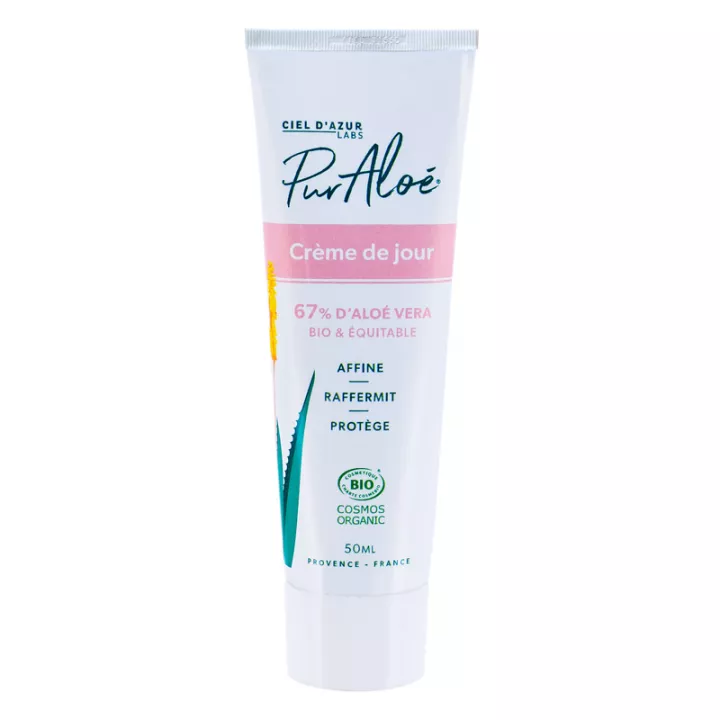 Pur'Aloe Crème Visage Aloe Vera 67% 50 ml