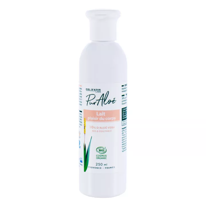 PurAloe Lait Corps Hydratant Aloe Vera Natif 30% 250 ml
