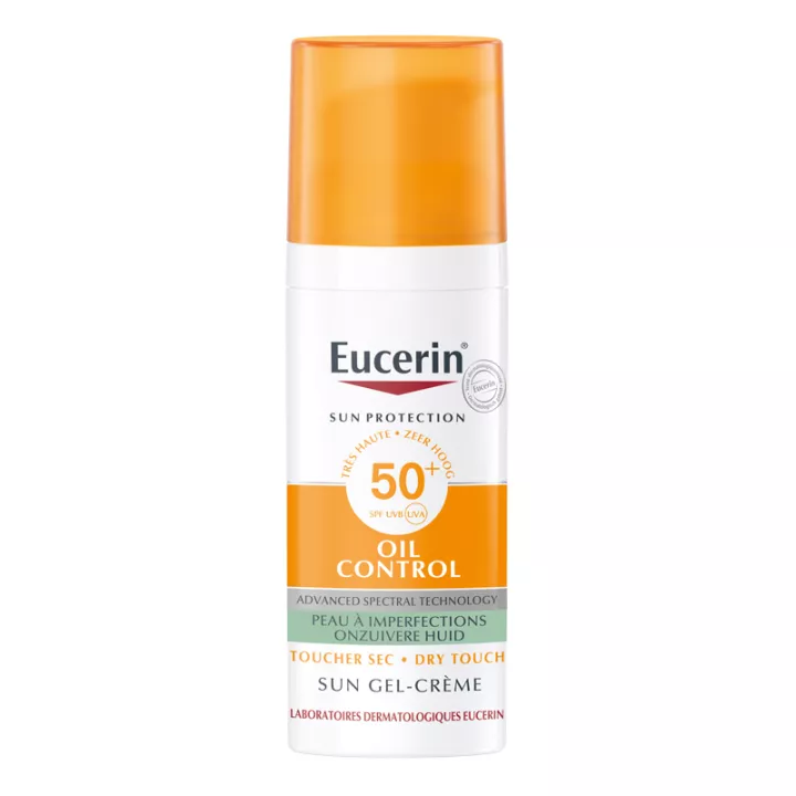 Eucerin Sun Oil Control Gel-Crème Toucher Sec SPF50+ 50 ml