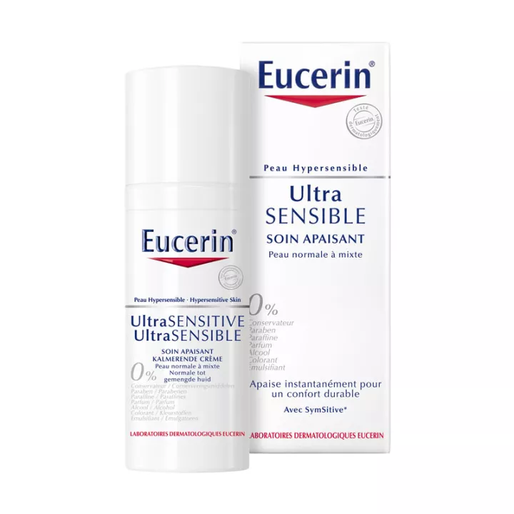 Eucerin Ultrasensible Soin Apaisant Peau Normale Mixte 50ml