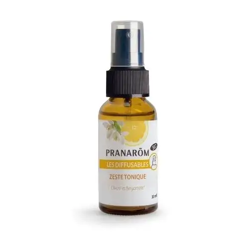 DIFFUSABLES - Pranarom Zeste Tonique Bio - Flacon 30 ml