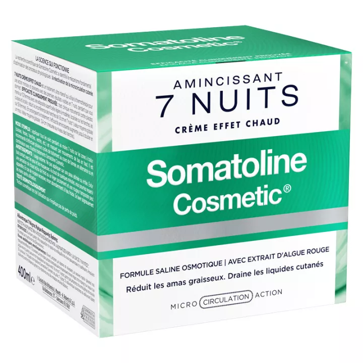 Somatoline Amincissant 7 Nuits Crème Effet Chaud 400 ml