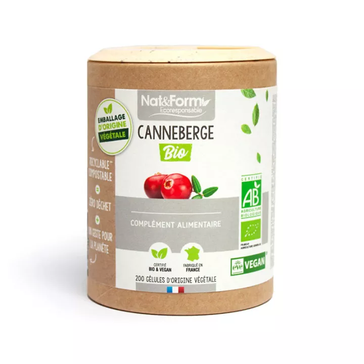 Nat & Form Canneberge Bio Gélules Végétale