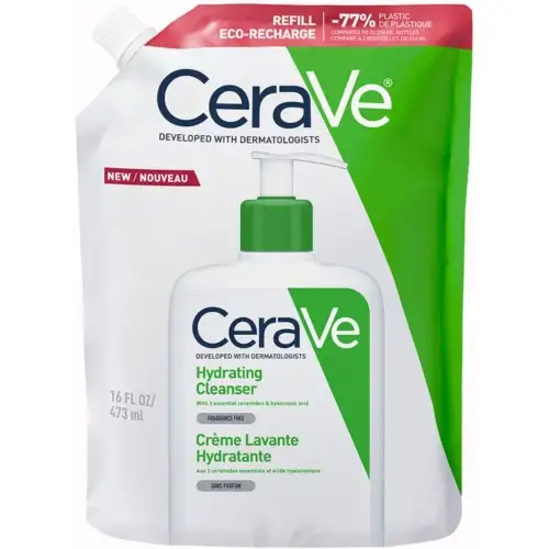 CERAVE - Crème Lavante Hydratante Eco Recharge - 473 ml