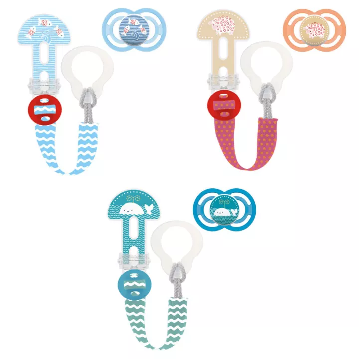 Mam Kit Sucette et Attache-Sucette Silicone Perfect +18 Mois