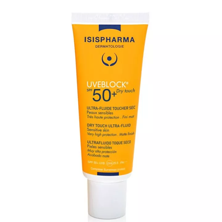 Isispharma Uveblock Spf50+ Ultra-Fluide Toucher Sec 40 ml