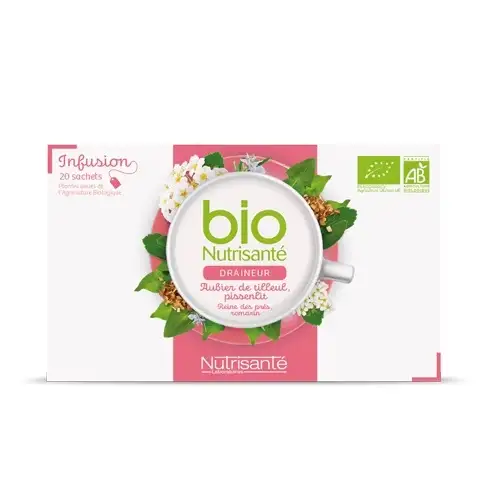 NUTRISANTE BIO Tisane - Infusion Draineur (20 sachets)