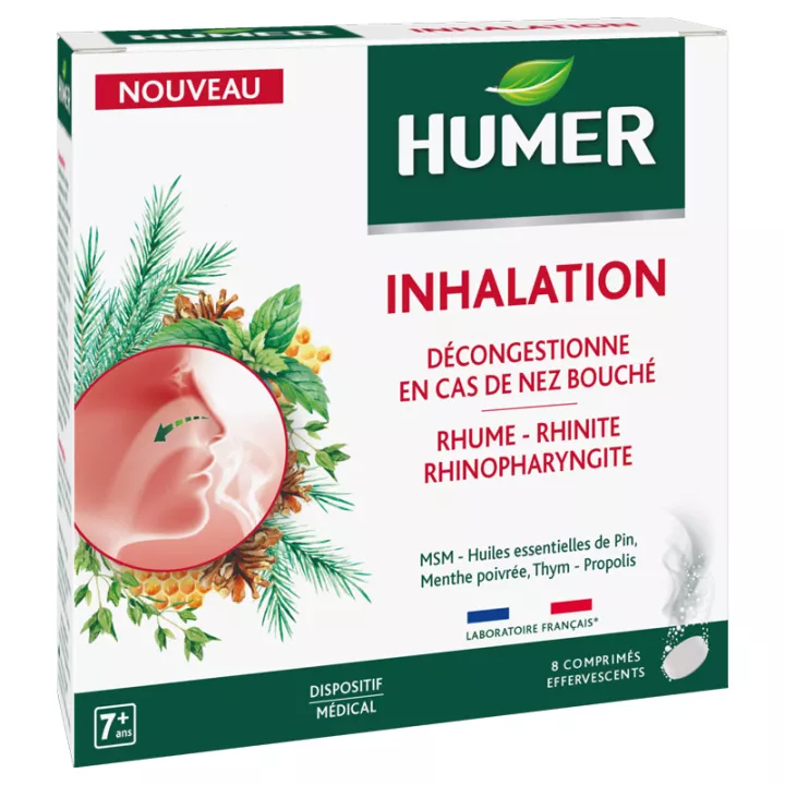 Humer Inhalation 8 comprimés effervescents