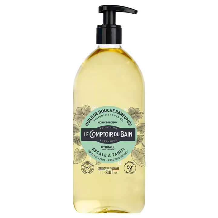 Le Comptoir du Bain Huile de Douche Parfumée Escale à Tahiti